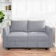 Option Loveseat,Gray