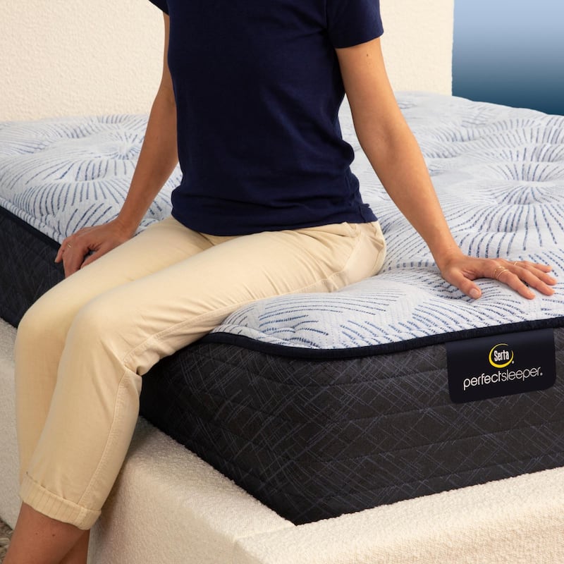 Serta Perfect Sleeper Nurture Night 13.5" Plush Mattress Set