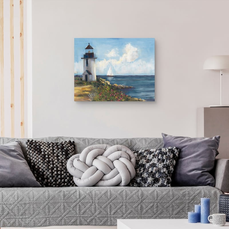 Sunday Morning Sail by Carol Rowan Canvas Art Print
