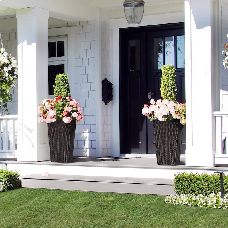 23 inch Tall Outdoor＆Indoor Planter Pots of 2