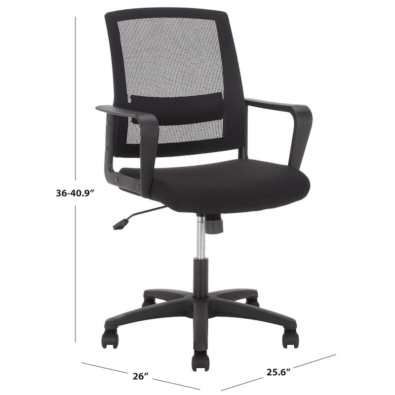 SEI Furniture Christine Adjustble Desk Chair - 26"W x 26"D x 41"H