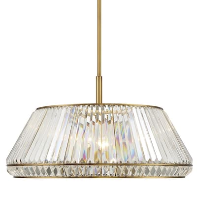 Savoy House 7-1610-6 Pyramid 6 Light 29" Wide Crystal Drum Chandelier