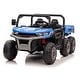 preview thumbnail 9 of 14, 24V Kids Ride on Cars with 2 Seats Blue