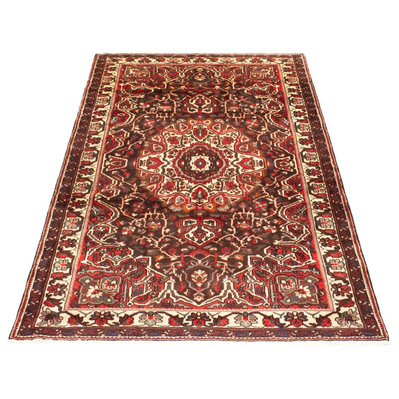 ECARPETGALLERY Hand-knotted Kayseri Vintage Black Wool Rug - 5'1 x 8'4