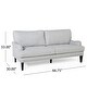 preview thumbnail 11 of 20, Auriga Contemporary Fabric Loveseat by Christopher Knight Home
