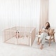 preview thumbnail 17 of 27, Baby Playpen & Baby Gate for Toddler and Babies, Foldable Wooden Large Shape Playpen with Locking Gate by Comfy Cubs