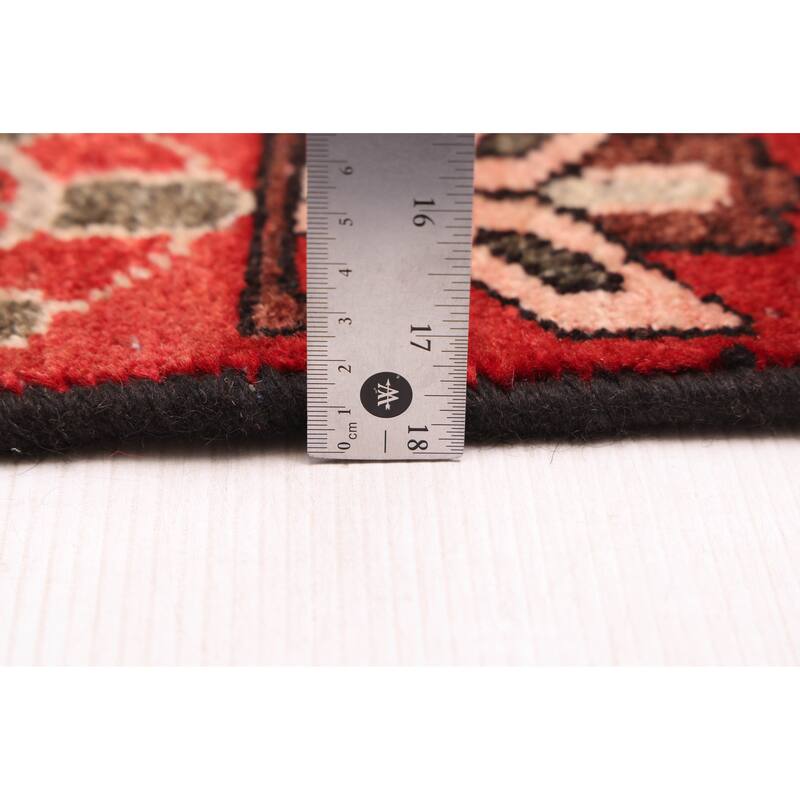 ECARPETGALLERY Hand-knotted Anadol Dark Red Wool Rug - 4'10 x 7'9