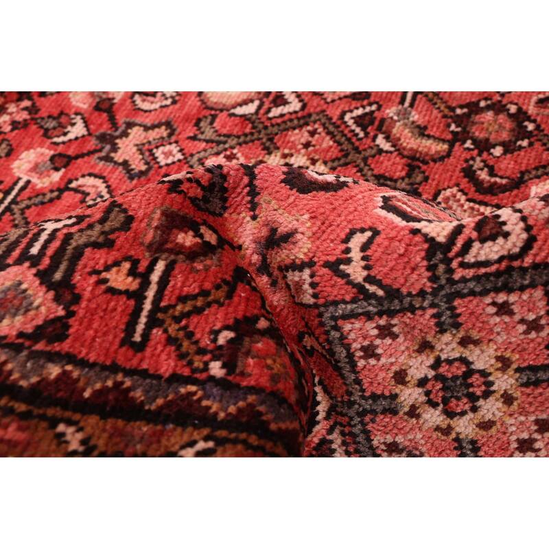 ECARPETGALLERY Hand-knotted Andelz Red Wool Rug - 3'1 x 10'0