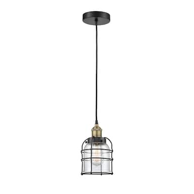Innovations Lighting Bell Cage - 1 Light 6" Cord Hung Mini Pendant