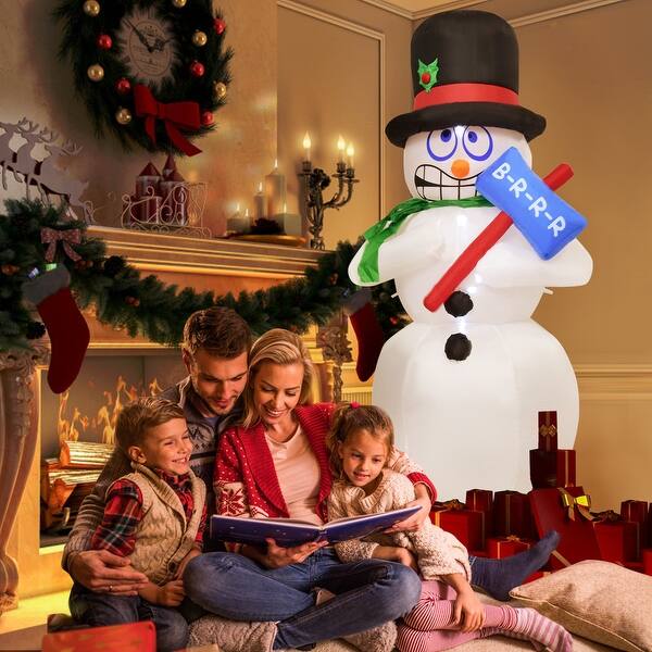 Shop Costway 6 Indoor Outdoor Shivering Snowman Christmas Holiday