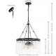 preview thumbnail 7 of 5, SAFAVIEH Aremythia 6-light 25-inch Chandelier - 24 in. W x 24 in. D x 34-93 in. H