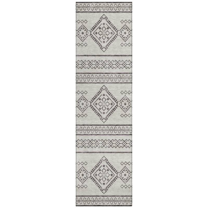 Machine Washable Indoor/ Outdoor Chantille Moroccan Boho Rug
