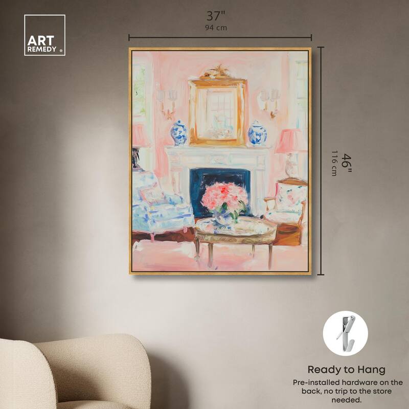 Softly Painted Space Canvas by Art Remedy