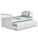 preview thumbnail 34 of 34, Costway Twin Captain's Bed Bunk Bed Alternative w/ Trundle & Drawers