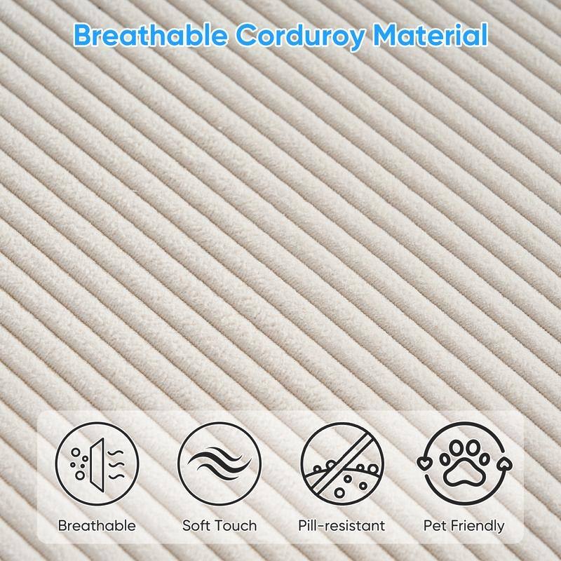 Mixoy Convertible Modular bunk combination sofa with pull out bed,L-shaped 5-seat Sectional Sleeper Sofa Bed with Storage seat