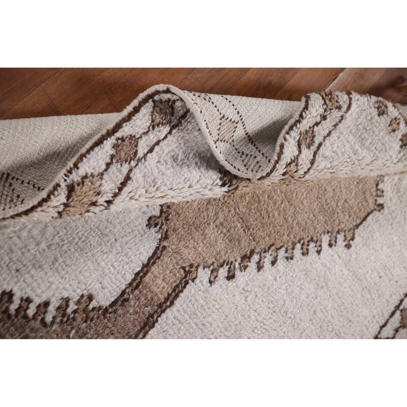 Natural Dye Oriental Anatolian Turkish Runner Rug Handmade Wool Carpet - 4'0"x 13'4"