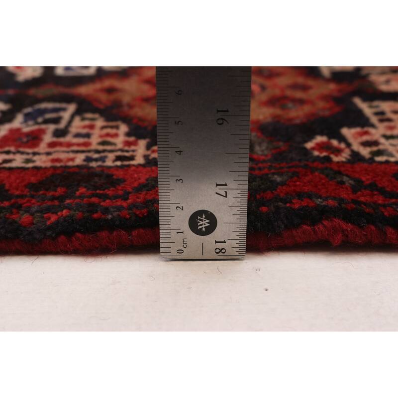 ECARPETGALLERY Hand-knotted Andelz Red Wool Rug - 5'5 x 10'2