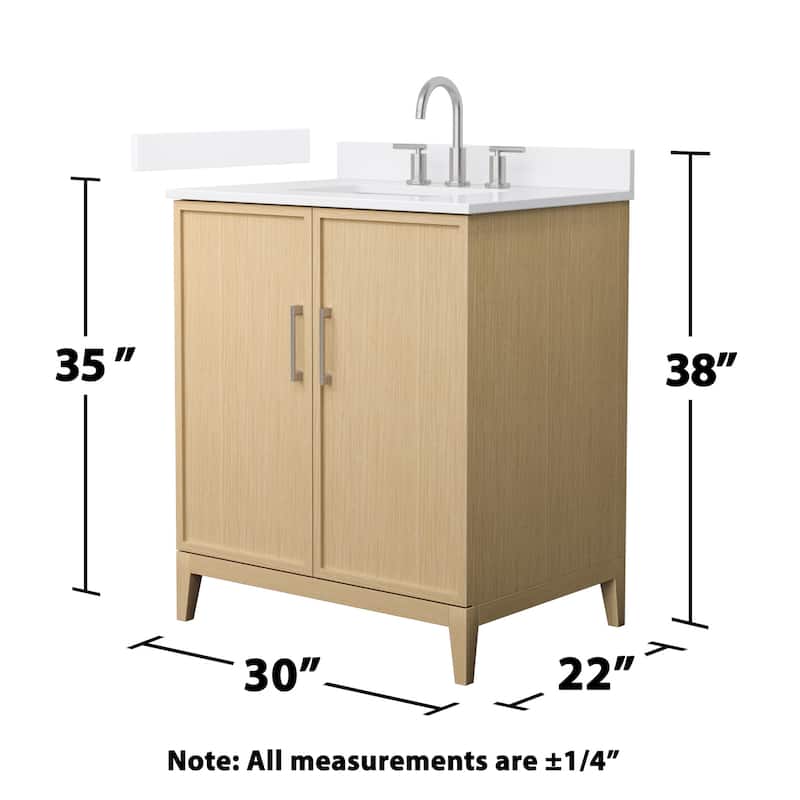 Wyndham Collection WCH717130S-QTZ-US3MXX Elan 30" Free Standing Single