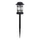preview thumbnail 3 of 7, Westmont Low-Voltage Black Outdoor Landscape Path Light LED Clear Glass - 4-in W x 12.75-in H x 4-in D