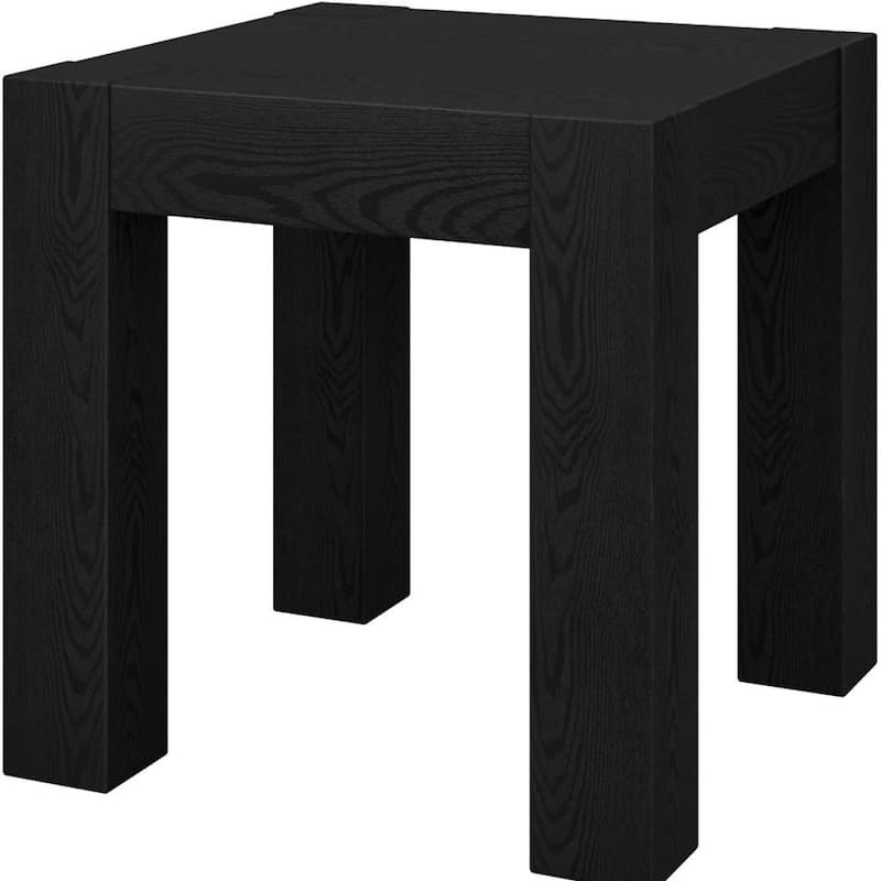 Wood Square End Table with 4 Legs 22 Inches MDF Wood - 22” x 22” x 22” (D x W x H)