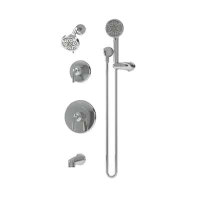 Symmons 559615TRM Elm Tub and Shower Trim Package with 1.5 GPM Multi