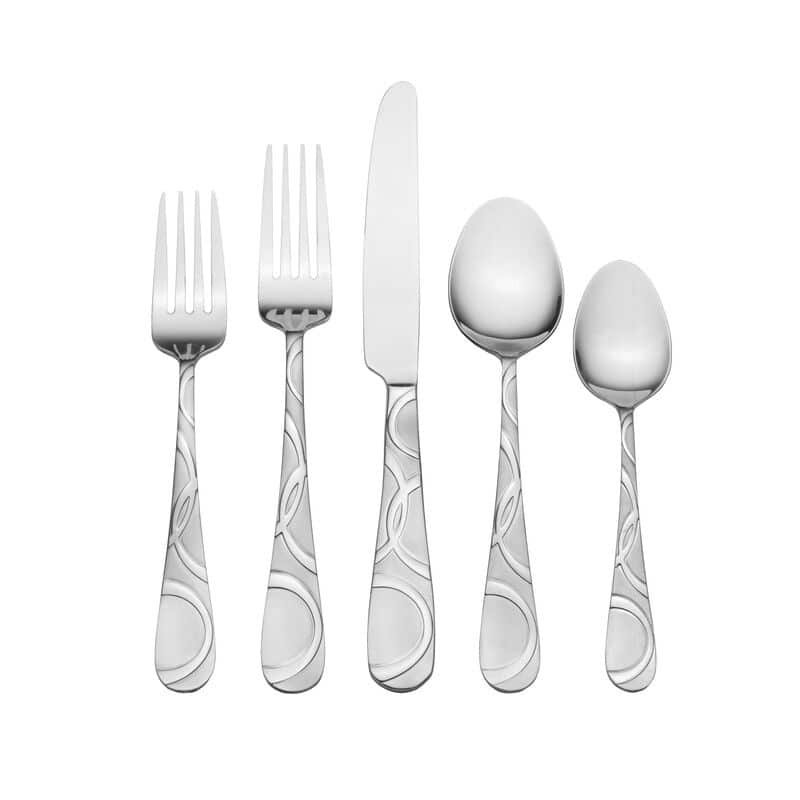 Pfaltzgraff Everyday Garland Frost 20-Piece Flatware Set
