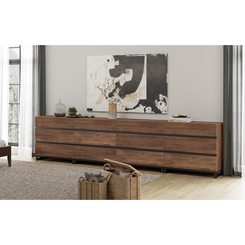Dresser for Bedroom, Closet Organizers and Storage with Adjustable Shelves, Wooden Modern Dresser