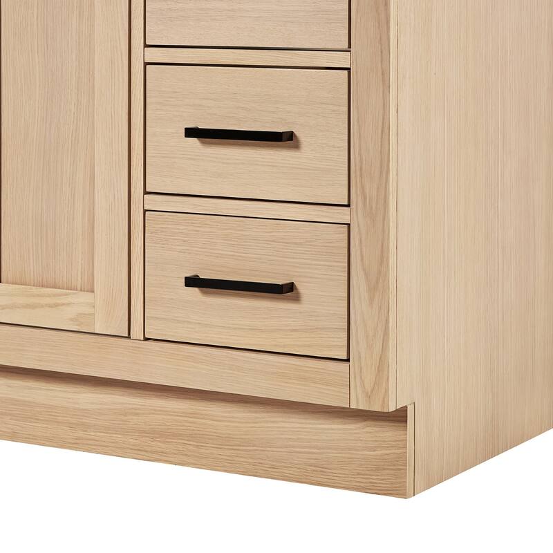 Ariel T066S-BC Hepburn 66" Single Free Standing Vanity Cabinet Only