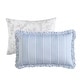 preview thumbnail 4 of 9, Laura Ashley Cotton Branch Toile Blue Cotton Comforter Bonus Set