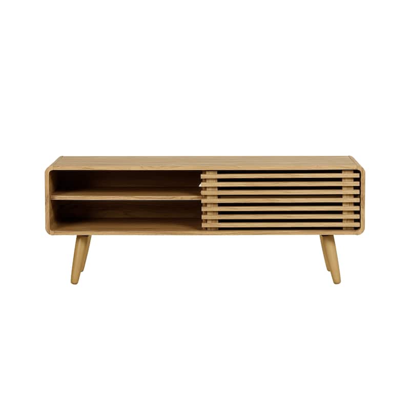 NPD Furniture Wilson 46 Inch KD Slat Low TV Stand