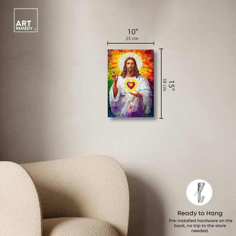 Blocks of Benediction I Canvas by Art Remedy, Gallery Wrapped