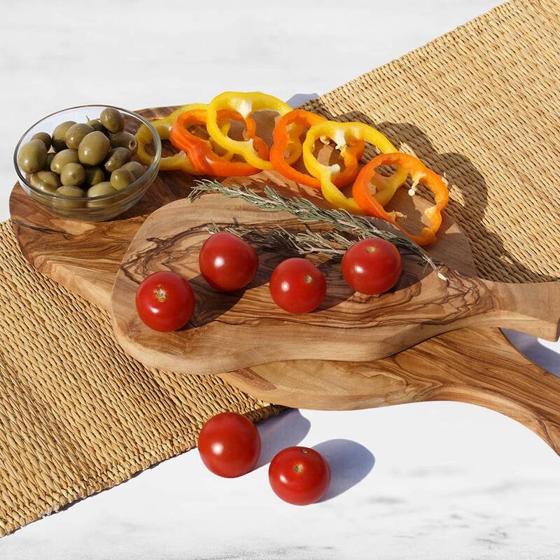 Medium olive wood cutting, serving board