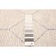 ECARPETGALLERY Hand-knotted Tangier Grey Wool Rug - 5'0 x 7'10