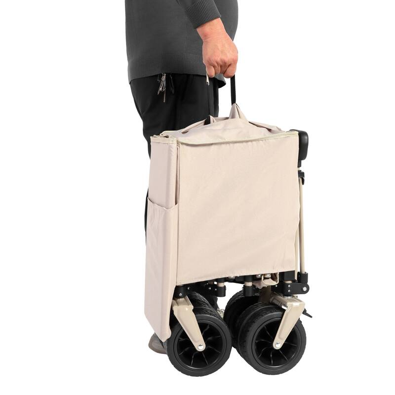 Foldable extension cart