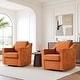 preview thumbnail 21 of 101, Modern Swivel Upholstered Armchair Accent chair Set of 2