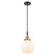 Option Black Antique Brass / Matte White Shade