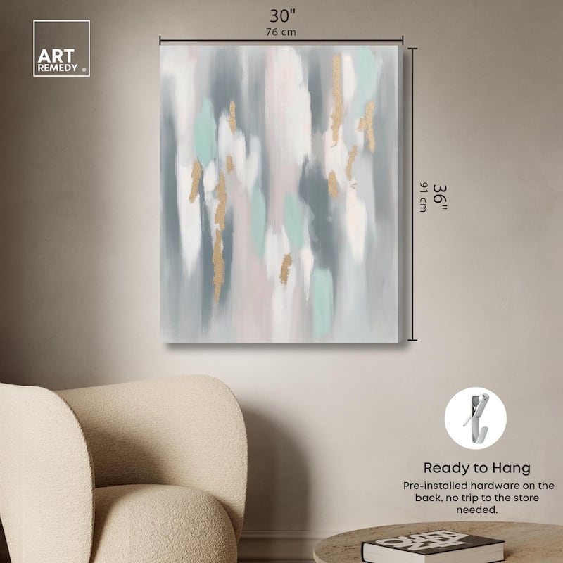 Luminous Veins Canvas by Art Remedy, Gallery Wrapped