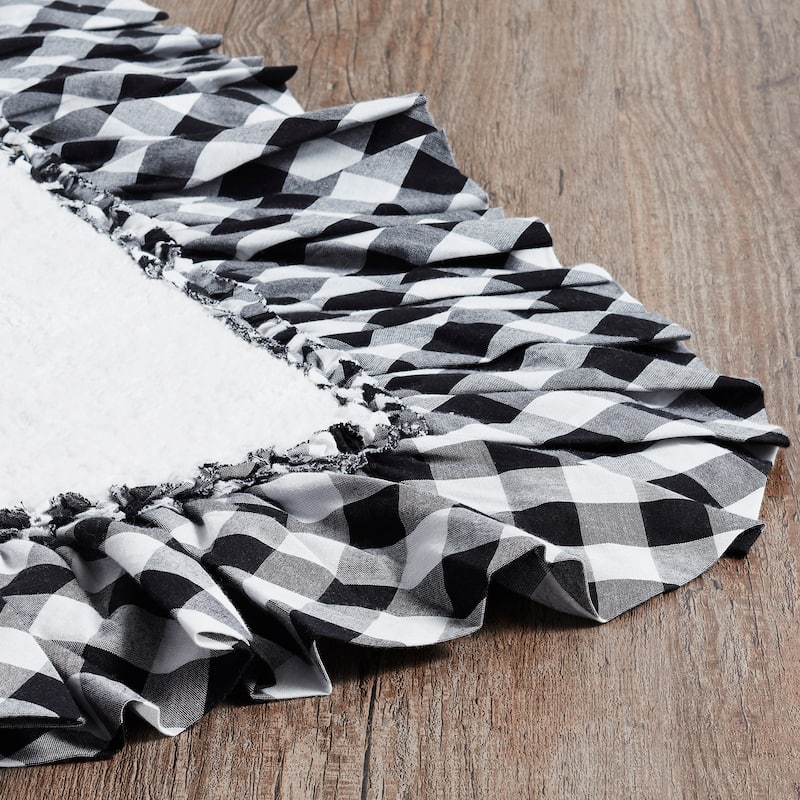 Annie Buffalo Black Check Bathmat 20x30