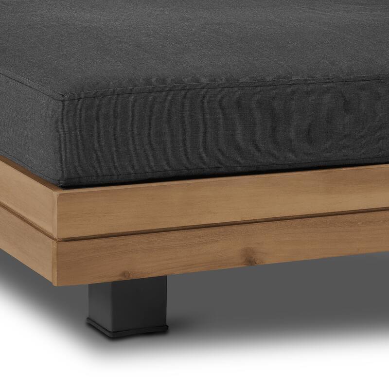 Poly & Bark Celenza 98" Outdoor/Patio Modular Corner Sectional Set with Coffee Table