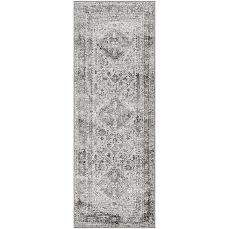 Livabliss Monte Carlo Updated Traditional Medallion Area Rug