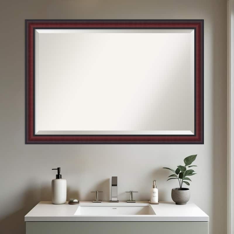 Dalat Beveled Framed Bathroom Vanity Wall Mirror