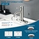 preview thumbnail 5 of 12, Single-Hole Single-Handle Bathroom Sink Faucet