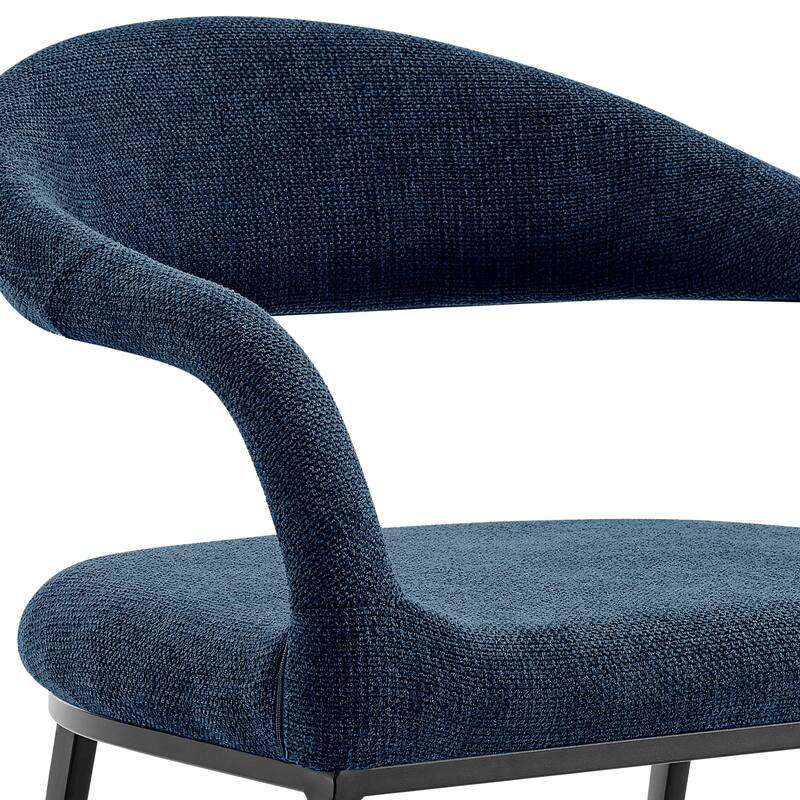 Morgan Upholstered Barrel Back Dining Chairs - Set of 2