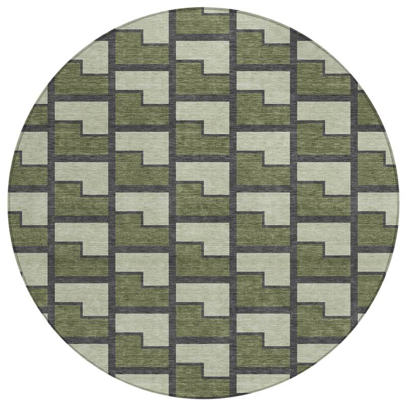 Machine Washable Indoor/ Outdoor Modern Cody Chantille Rug