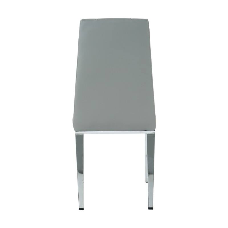 Modern/Luxury PU Leather Dining Chairs Set of 2