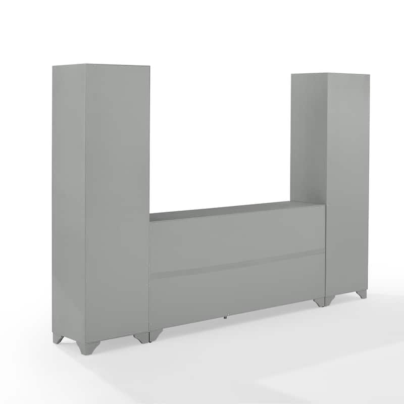 Crosley Tara 3Pc Entertainment Set - 15"x97"x67.63"