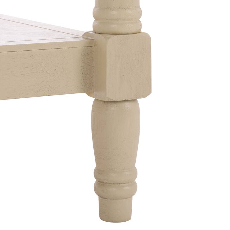 SAFAVIEH Elmira 3-Shelf Accent Table - 19.8" W x 15" L x 30" H - 20"W x 15"D x 30"H