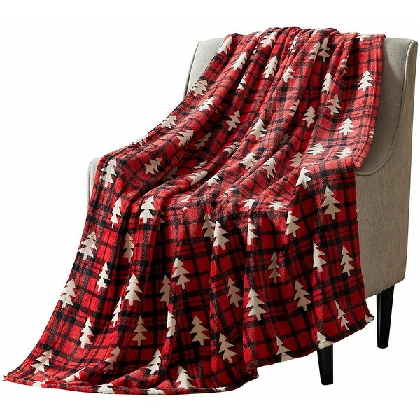 Red tartan blanket store