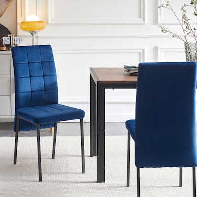 Velvet High Back Nordic Dining Chair