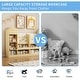 preview thumbnail 9 of 30, Kids Wooden Bookshelf Toy Storage Organizer